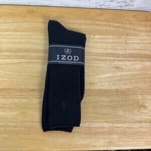 IZOD Men's Navy Crew Socks
